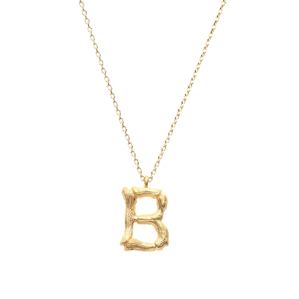 Statement Bamboo Necklace Mens Womens Stainless Steel Big Bamboo Initial  Letter Pendant Necklace 20 Inch - Walmart.com